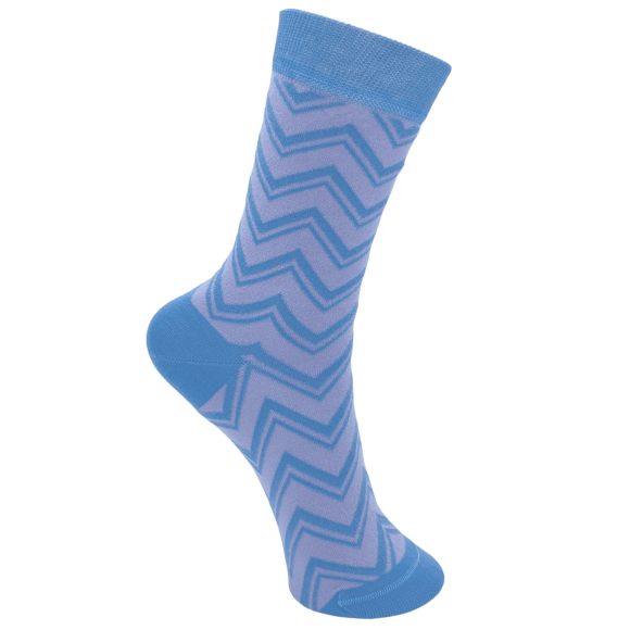 BLACK COLOUR - SEA BLUE BCZIGGY SOCK