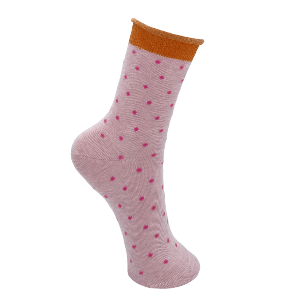 BLACK COLOUR - CANDY FLOSS BCJO DOTTED SOCK