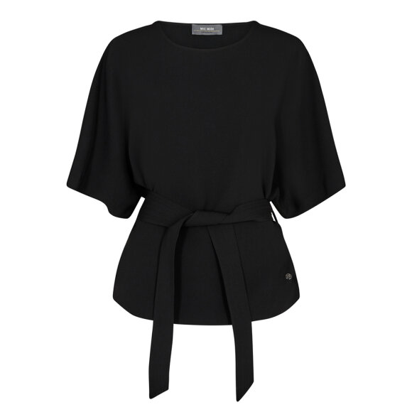 MOS MOSH - BLACK RIKAS LEIA BLOUSE