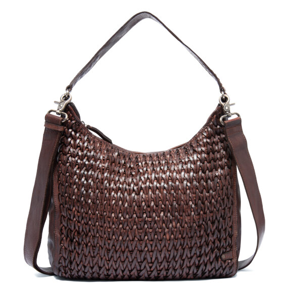 DEPECHE - BROWN MEDIUM BAG