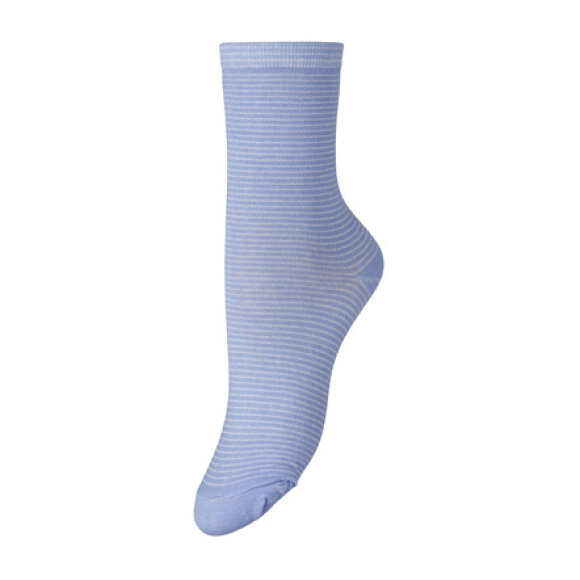 BECKSÖNDERGAARD - DUSTY BLUE DOVER STRIPE SOCK