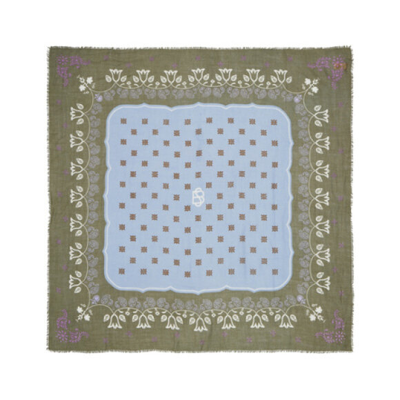 BECKSÖNDERGAARD - BURNT OLIVE DARCEY WICA SCARF