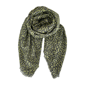 BLACK COLOUR - OLIVE BCIMANI LEO SCARF