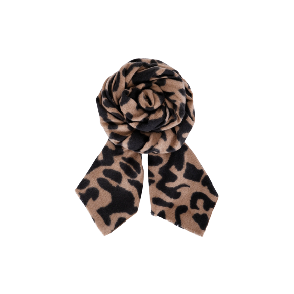 BLACK COLOUR - SAND BCFOX COMO SCARF