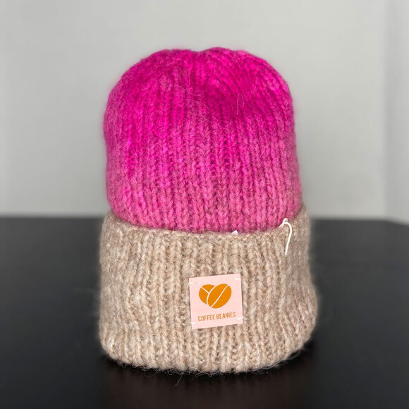 COFFEE BEANIES - PINK SKY BEANIE TOP DYE