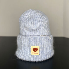 COFFEE BEANIES - PEJBLÅ SKY BEANIE