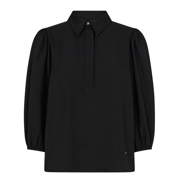 MOS MOSH - BLACK ELIA MOSS BLOUSE