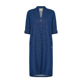 MOS MOSH - BLUE ASHLA DENIM DRESS