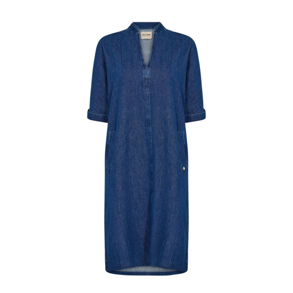 MOS MOSH - BLUE ASHLA DENIM DRESS