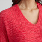 MOS MOSH - TEABERRY THORA V-NECK KNIT