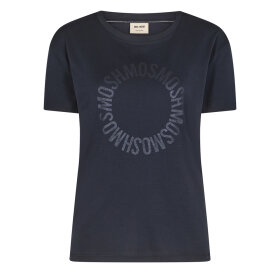 MOS MOSH - BLACK CANE O-SS GLITTER TEE