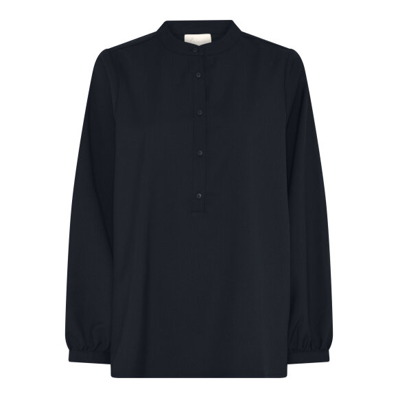 FRAU - DARK NAVY MADRID LS WOOL SHIRT