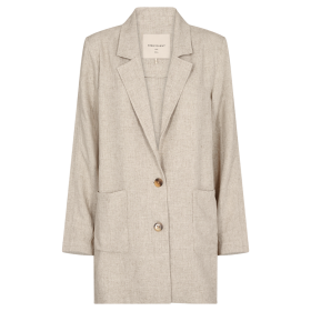 FREEQUENT - SAND MELANGE FQLUIGI-JACKET