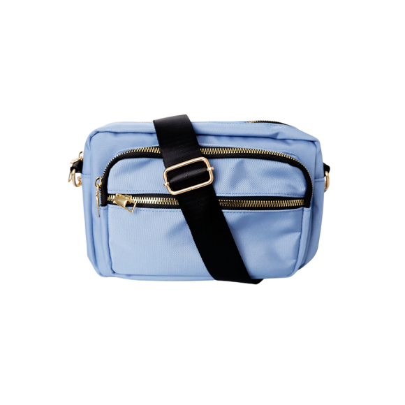 BLACK COLOUR - LT BLUE BCVANDA CROSSOVER BAG