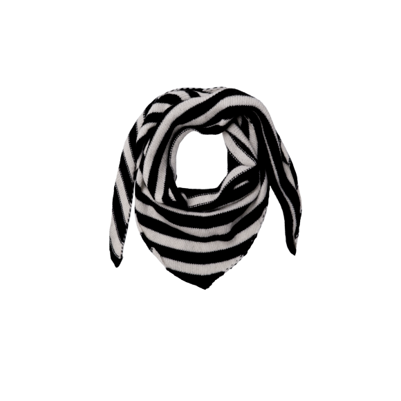 BLACK COLOUR - BLACK WHITE BCTRIANGLE STRIPED