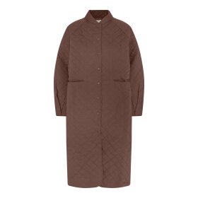 FRAU - COFFEE QUARTZ BERGEN LONG COAT