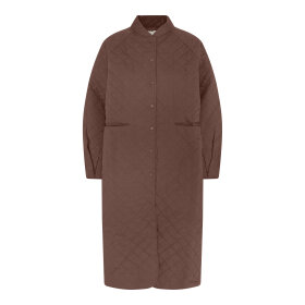 FRAU - COFFEE QUARTZ BERGEN LONG COAT