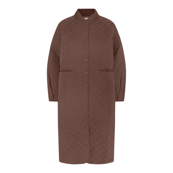 FRAU - COFFEE QUARTZ BERGEN LONG COAT