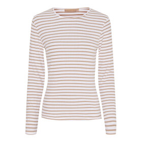 MARTA - ORZO/WHITE LONG SLEEVED TEE