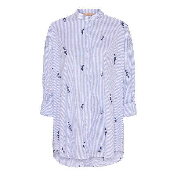 MARTA - DRK BLUE NOTE SHIRT