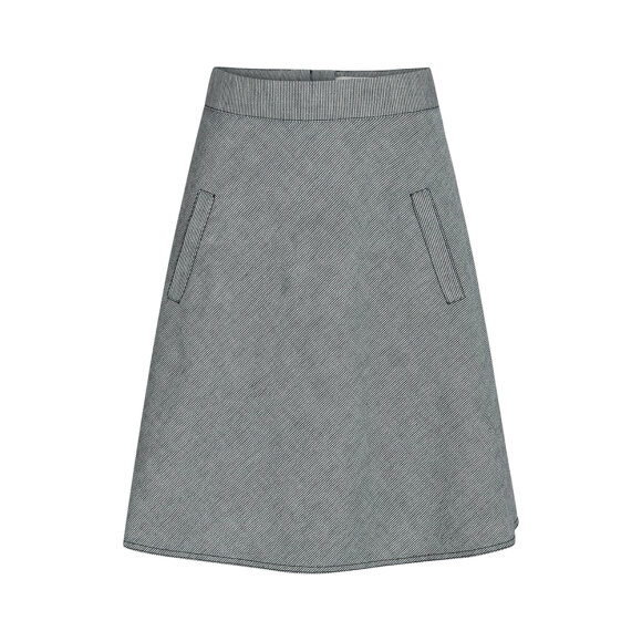 MADS NØRGAARD - EST/CLOUD MILK STELLY SKIRT