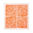 MADS NØRGAARD - PAISLEY/PUFFINS COTTON SELF SCARF