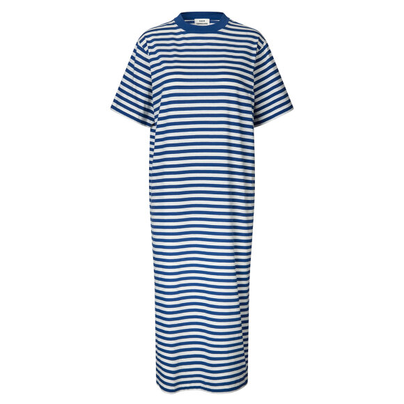 MADS NØRGAARD - ES BLUE/CLOUD NOU DRESS STRIPE