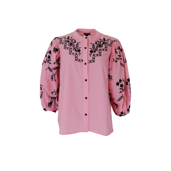 BLACK COLOUR - CANDY PINK BCFIONA BLOUSE