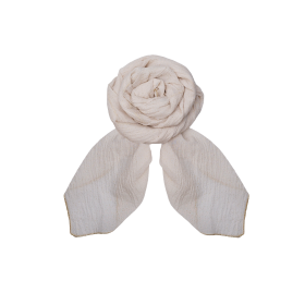 BLACK COLOUR - BEIGE BCGLAM DOT SCARF