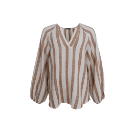 BLACK COLOUR - FRAPPE BCPETRI BLOUSE