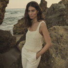 MOS MOSH - PEARLED IVORY MMOXANA KNIT TOP