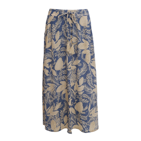 BLACK COLOUR - FLORAL BLUE BCLUNA V-NECK SKIR
