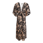 BLACK COLOUR - FLORAL BLACK BCLUNA DOUBLE V-N