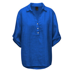 ONE TWO LUXZUZ - DAZZLING BLUE SIWAIA BLOUSE