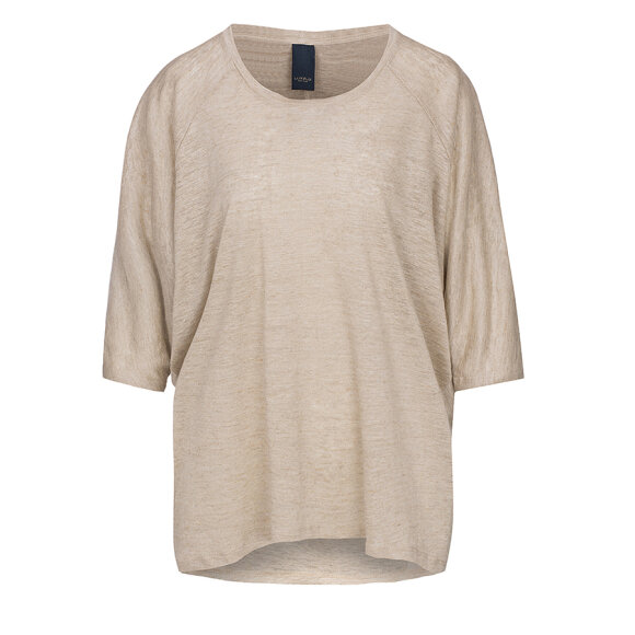 ONE TWO LUXZUZ - LINEN INGELA T-SHIRT