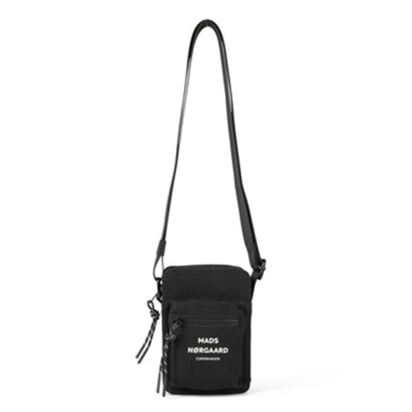 MADS NØRGAARD - BLACK RECY COTTON HEATHER BAG