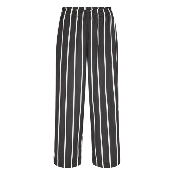 FREEQUENT - BLACK W OFFWHI FQSUSAN-PANT