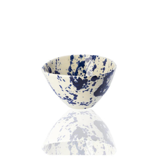 HÅNDPLUKKET - ORG/ROYAL SPLASH CONIC BOWL