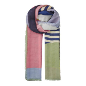 BECKSÖNDERGAARD - MULTI COL LEILANA SIW SCARF