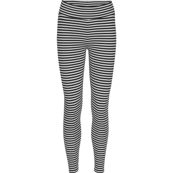 BASIC APPAREL - WHI WHITE/BLACK LUDMILLA TIGHT