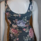 JUST FEMALE - BLOMSTRET LANG TOP