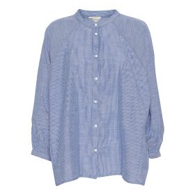 FRAU - MED BLUE STRIPE TOKYO LS SHIRT