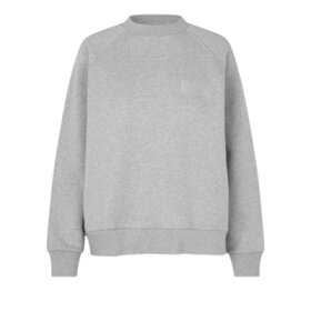 MADS NØRGAARD - LIGHT GREY MEL SWEAT ALLIUM