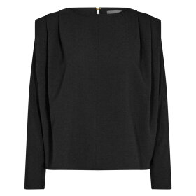 MOS MOSH - BLACK MMCALLA MOSS BLOUSE