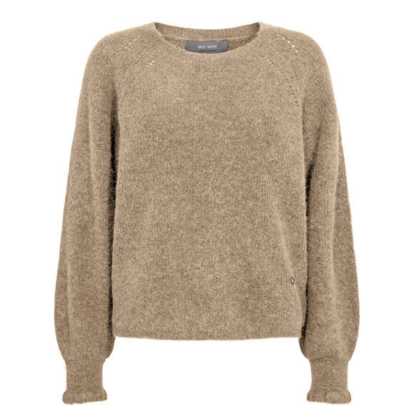 MOS MOSH - SAVANNAH TAN MMTALLI LS KNIT