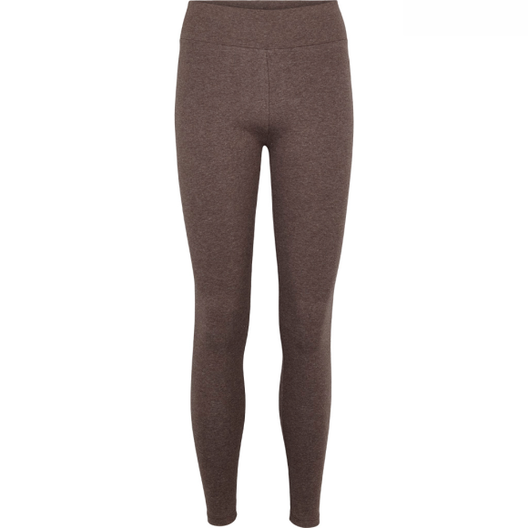 BASIC APPAREL - BROWN MEL ANNI LEGGINGS GOTS