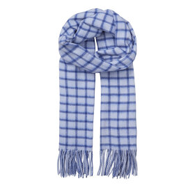 BECKSÖNDERGAARD - DELFT BLUE CHECK CRYSTAL SCARF