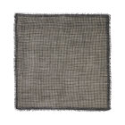 BECKSÖNDERGAARD - ACORN BROWN GINGHAM WOO SCARF