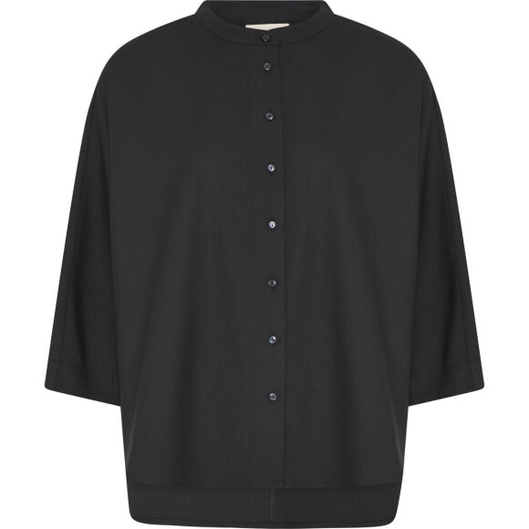 FRAU - BLACK SEOUL SHORT ELEGANT SHIR