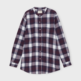 MOSHI MOSHI MIND - ECRU/BURGUNDY/NA ALWAYS SHIRT